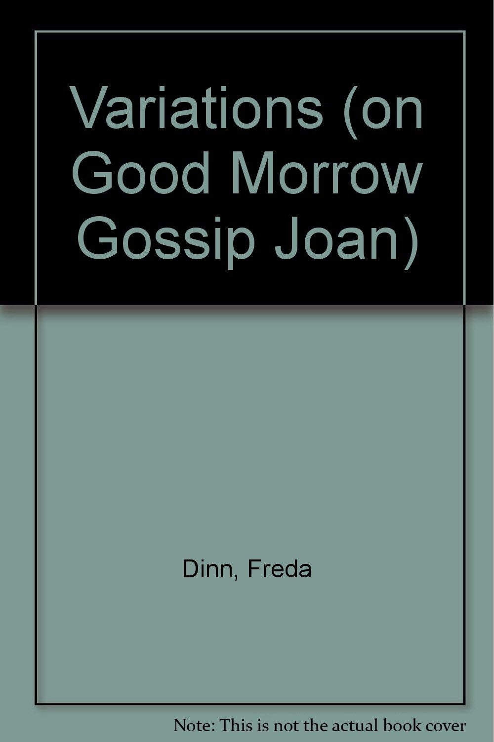 Variations: on "Good Morrow Gossip Joan". Violoncello und Klavier. Violoncello. Sheet Music