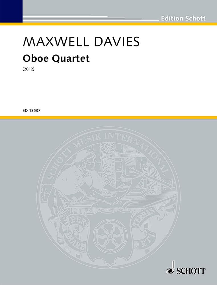 Oboe Quartet: for oboe, violin, viola and cello. op. 323. oboe, violin, viola and cello. Partition et parties. book