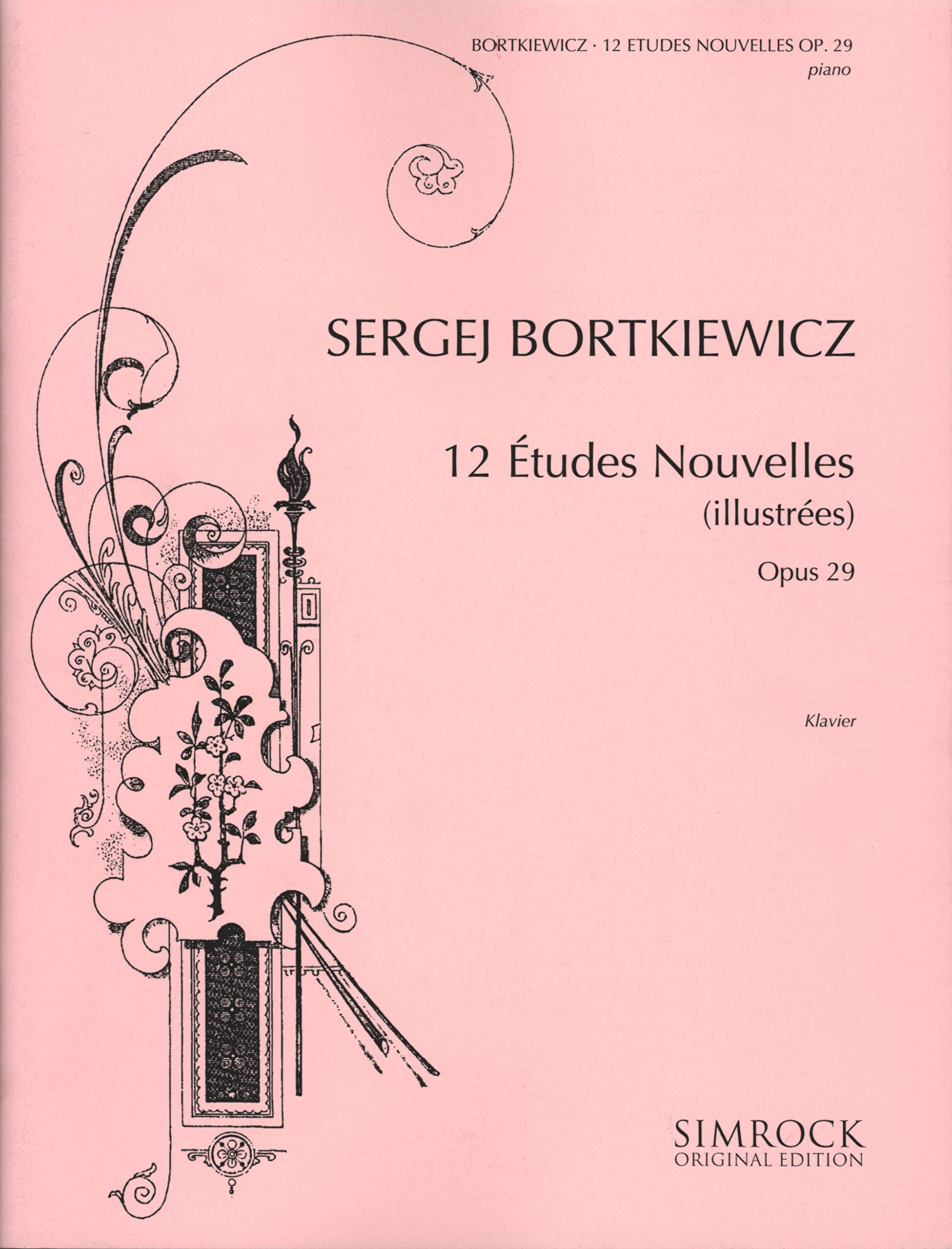Zwölf Etudes Nouvelles: Illustrées. op. 29. Klavier. Sheet Music
