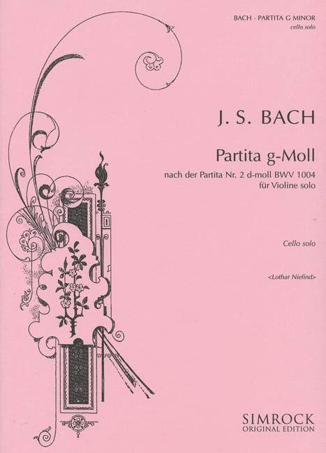 Partita Nr. 2 g-Moll: BWV 1004. Violoncello. Sheet Music
