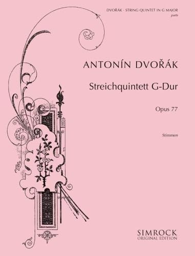 Streichquintett G-Dur: op. 77. Streichquintett. Stimmensatz. Sheet Music