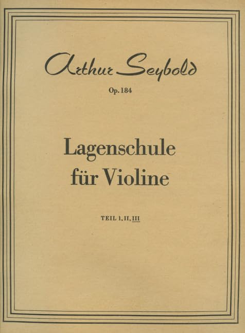 Lagenschule: Band 3. op. 184. Violine. Sheet Music