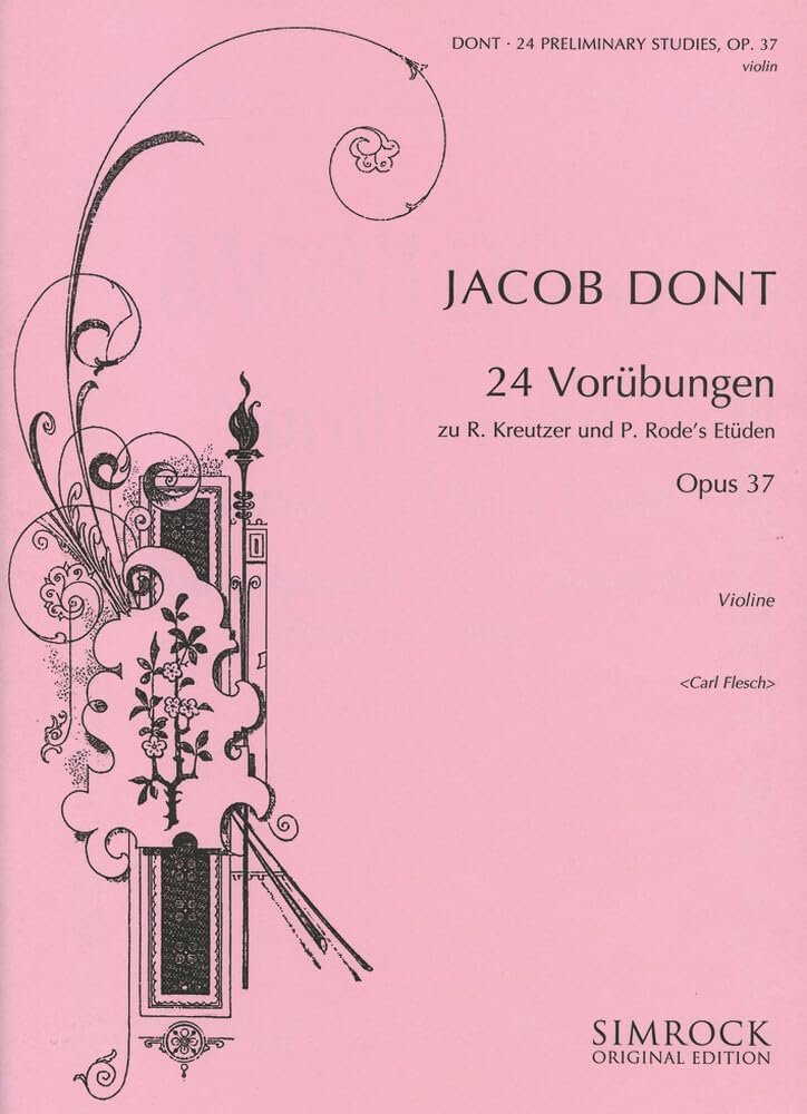 24 Vorübungen: zu R. Kreutzer's und P. Rode's Etüden. op. 37. Violine. Sheet Music