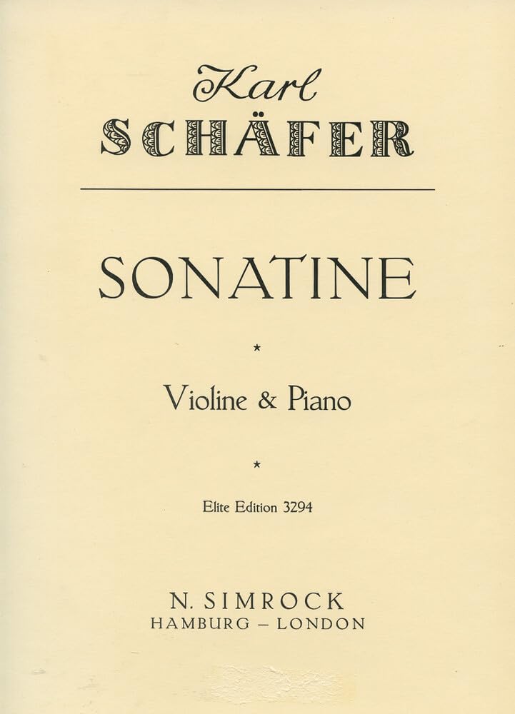 Sonatine: Violine und Klavier. Sheet Music