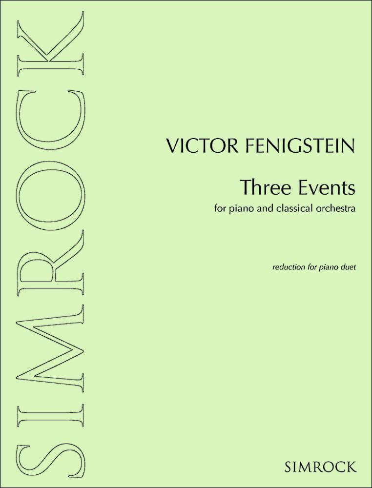 Three Events: piano and orchestra. Réduction pour piano. book