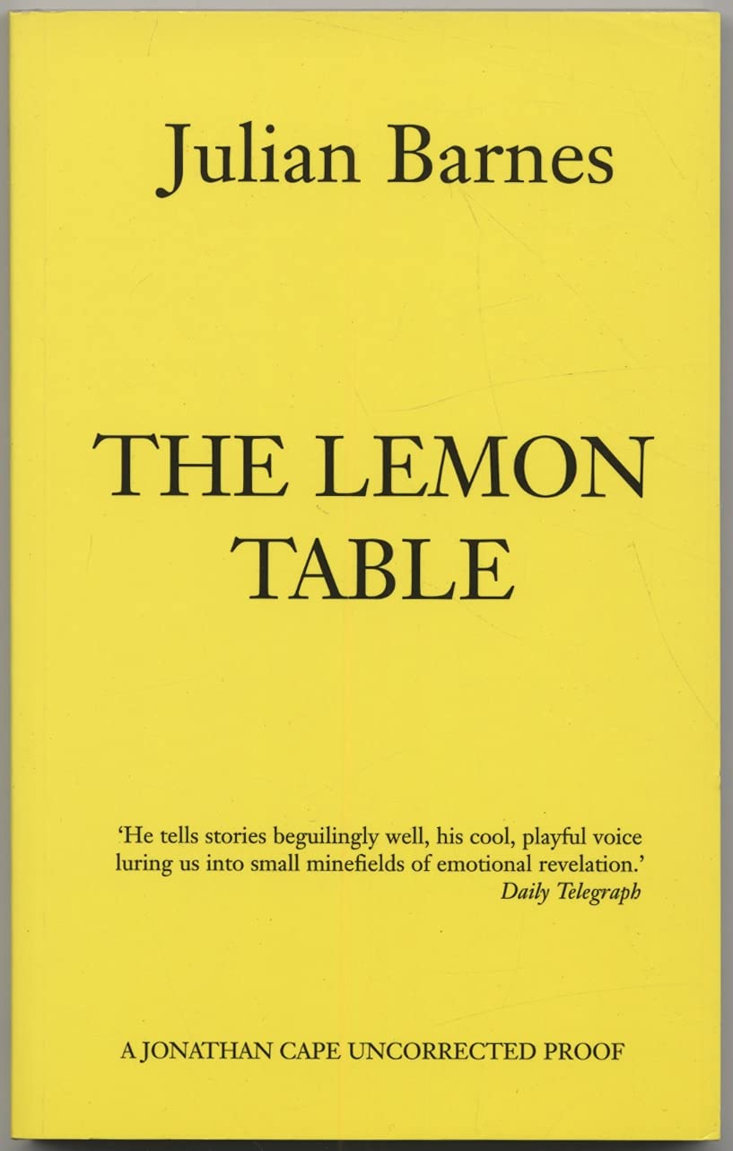 The Lemon Table Essays & Short Stories