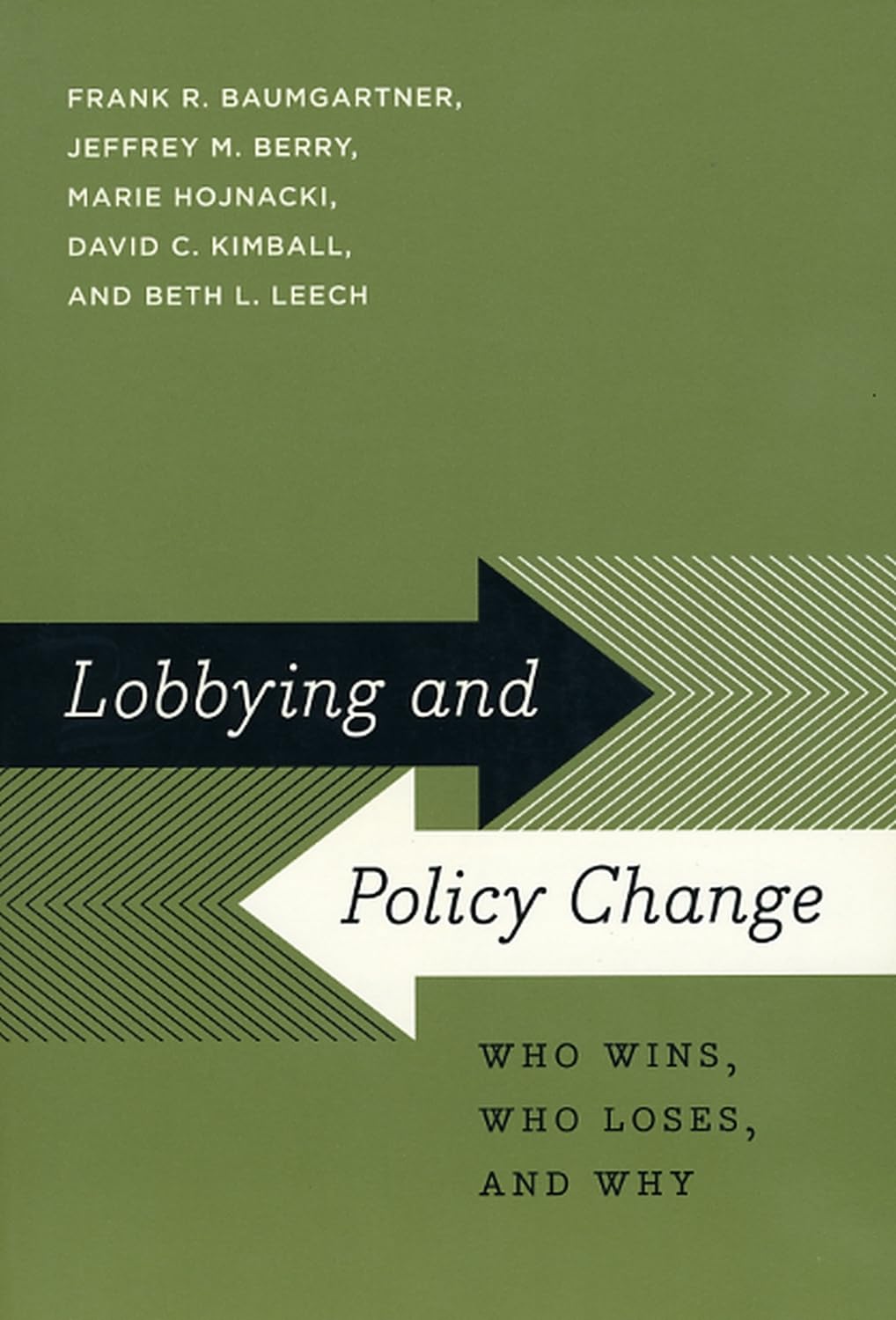 Lobbying and Policy Change: Who Wins, Who Loses, and Why Social Sciences