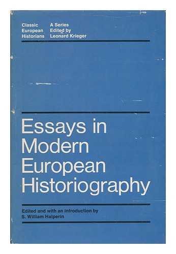 Essays in Modern European Historiography book