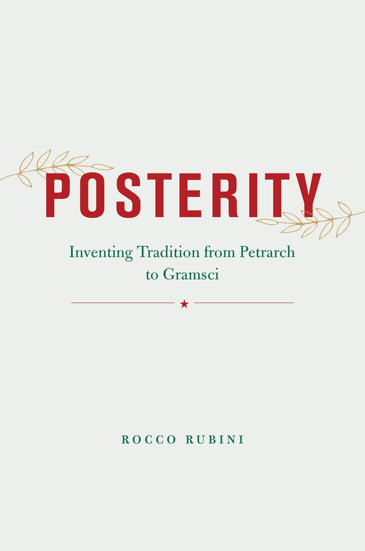 Posterity: Inventing Tradition from Petrarch to Gramsci Poetry