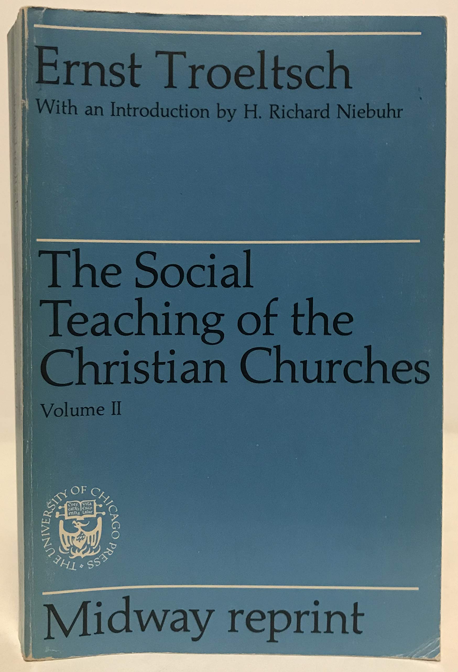 The Social Teaching of the Christian Churches Religion & Esotericism
