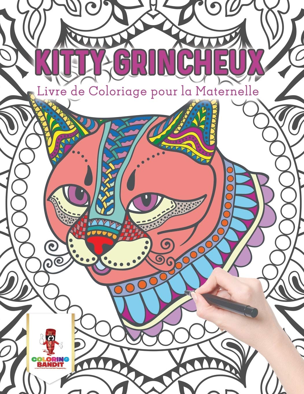 Kitty Grincheux : Livre de Coloriage pour la Maternelle book