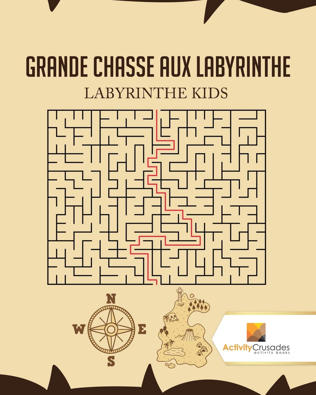 Grande Chasse Aux Labyrinthe : Labyrinthe Kids book