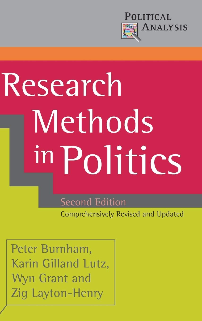Product Image: Research Methods in Politics