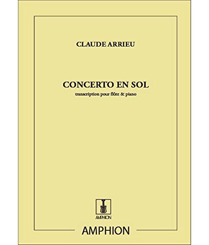 Concerto En Sol Fl-Piano (FLUTE TRAVERSIE) Sheet Music