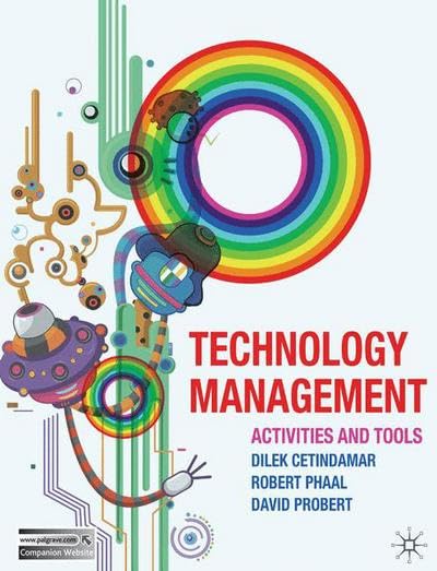 Product Image: Technology Management: Activities and Tools