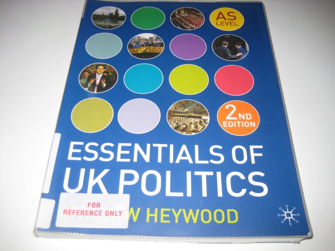 Essentials of Uk Politics Social Sciences