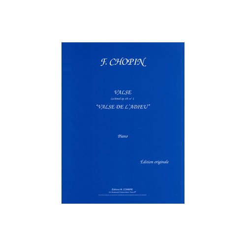 VALSE OP.69 N1 L'ADIEU --- PIANO Sheet Music