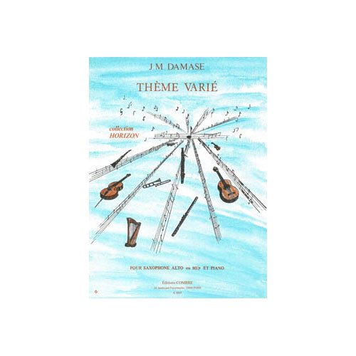 Theme varie --- saxophone et piano book