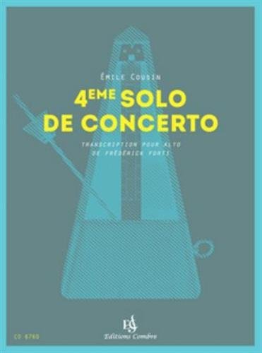 4EME SOLO DE CONCERTO --- ALTO ET PIANO book