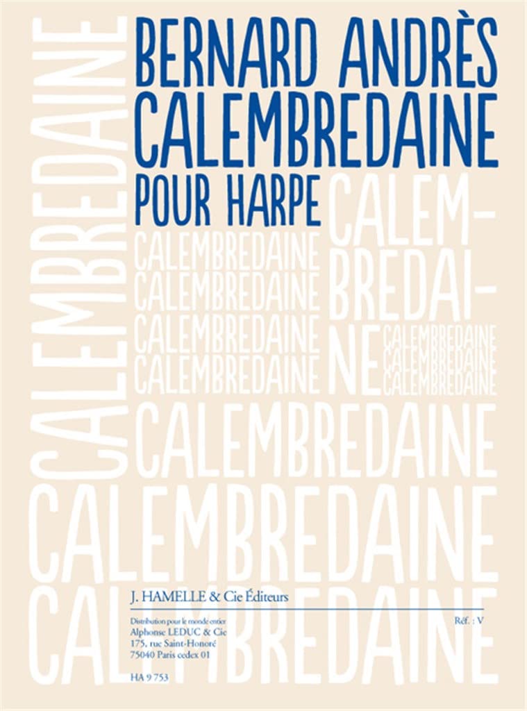 Andres: calembredaine (2'30'') pour harpe book