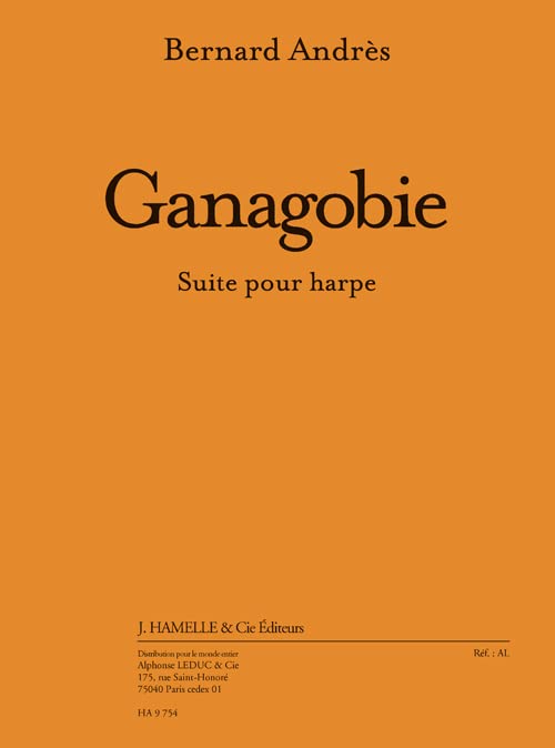 Andres: ganagobie (13') suite pour harpe book