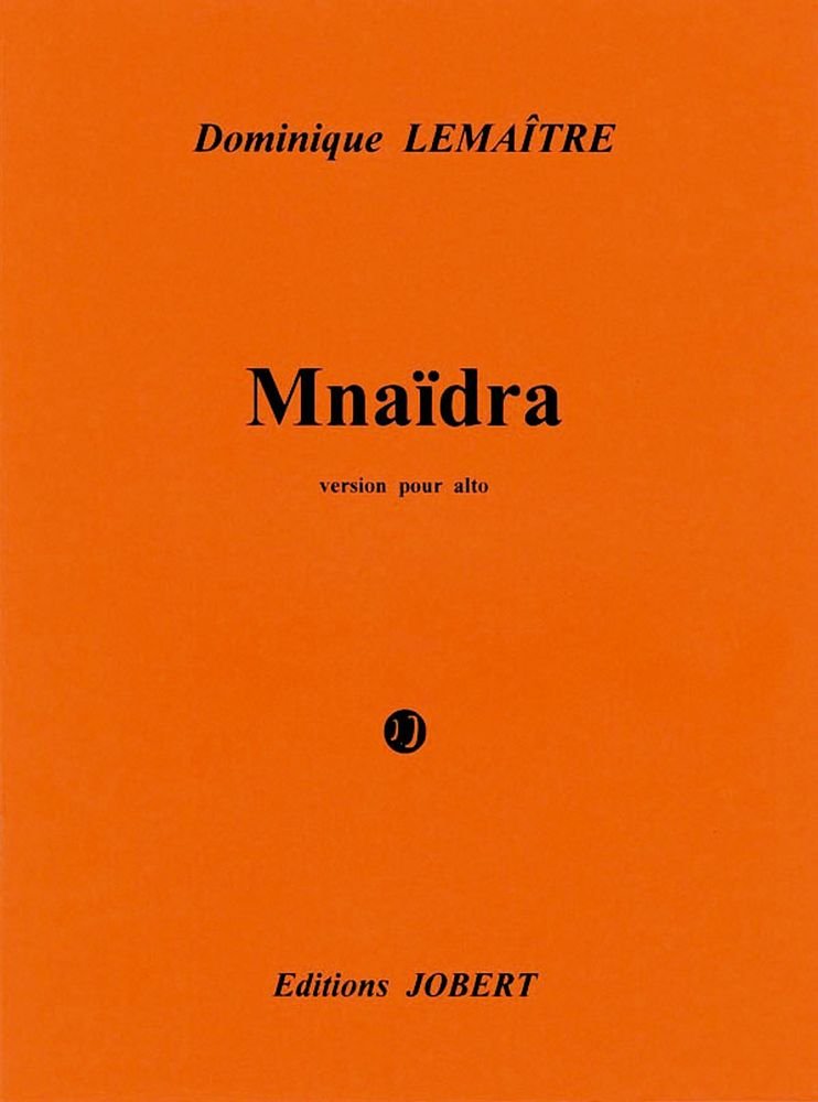 Mnaidra, version pour alto --- alto solo book