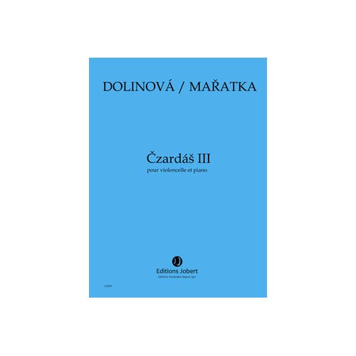 CZARDAS III --- VIOLONCELLE ET PIANO Sheet Music