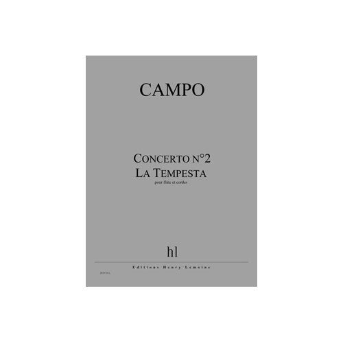 Concerto n2 - la tempesta --- flute et cordes book