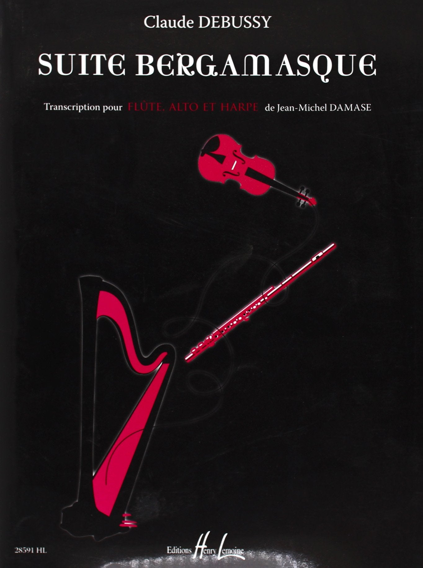 Suite bergamasque --- flute, alto et harpe book