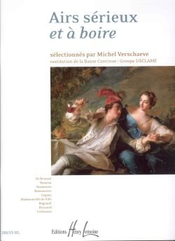 Airs serieux et a boire --- chant et piano book
