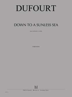 Down to a sunless sea --- orchestre a cordes book