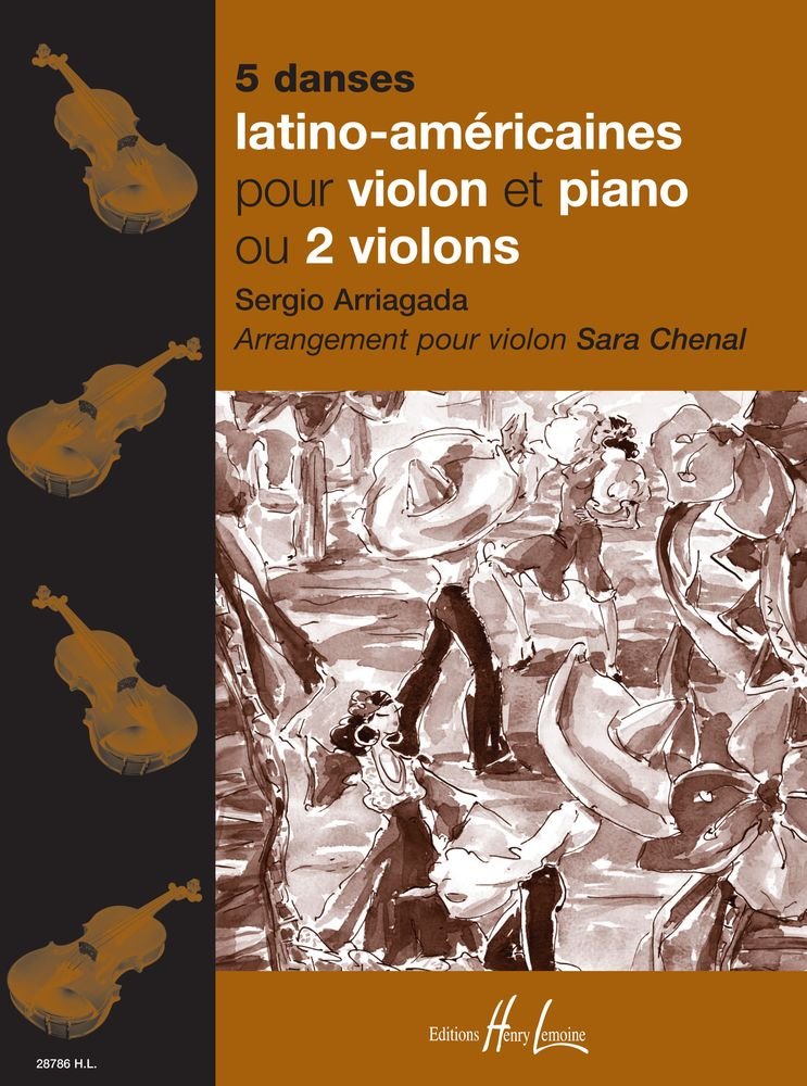 Danses latino americaines (5) --- violon et piano ou 2 violons book