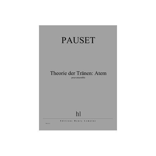 THEORIE DER TRAENEN: ATEM --- ENSEMBLE Sheet Music