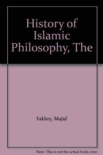 History of Islamic Philosophy (Study in Oriental Culture) Philosophy