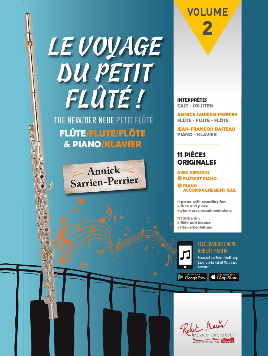 LE VOYAGE DU PETIT FLUTE V2 --- FLUTE ET PIANO Sheet Music