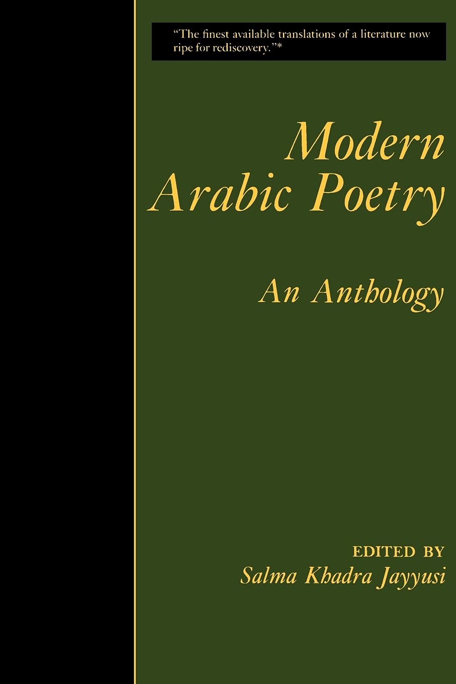 Modern Arabic Poetry: An Anthology Poetry