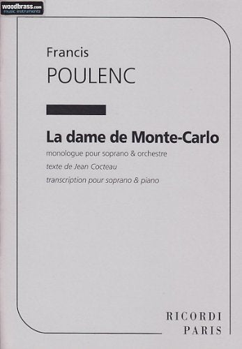 Dame De Monte-Carlo Chant Et Piano Sheet Music