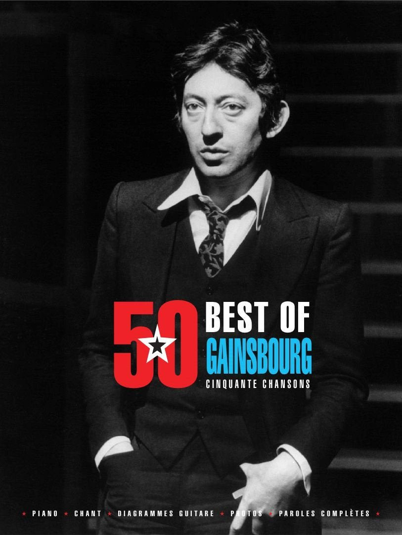 GAINSBOURG SERGE BEST OF 50 TITRES + 5 BONUS P/V/G Sheet Music
