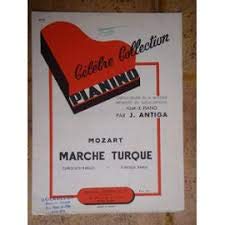 Marche Turque, Mozart, Pianino n° 14, transcription facile pour le piano Books