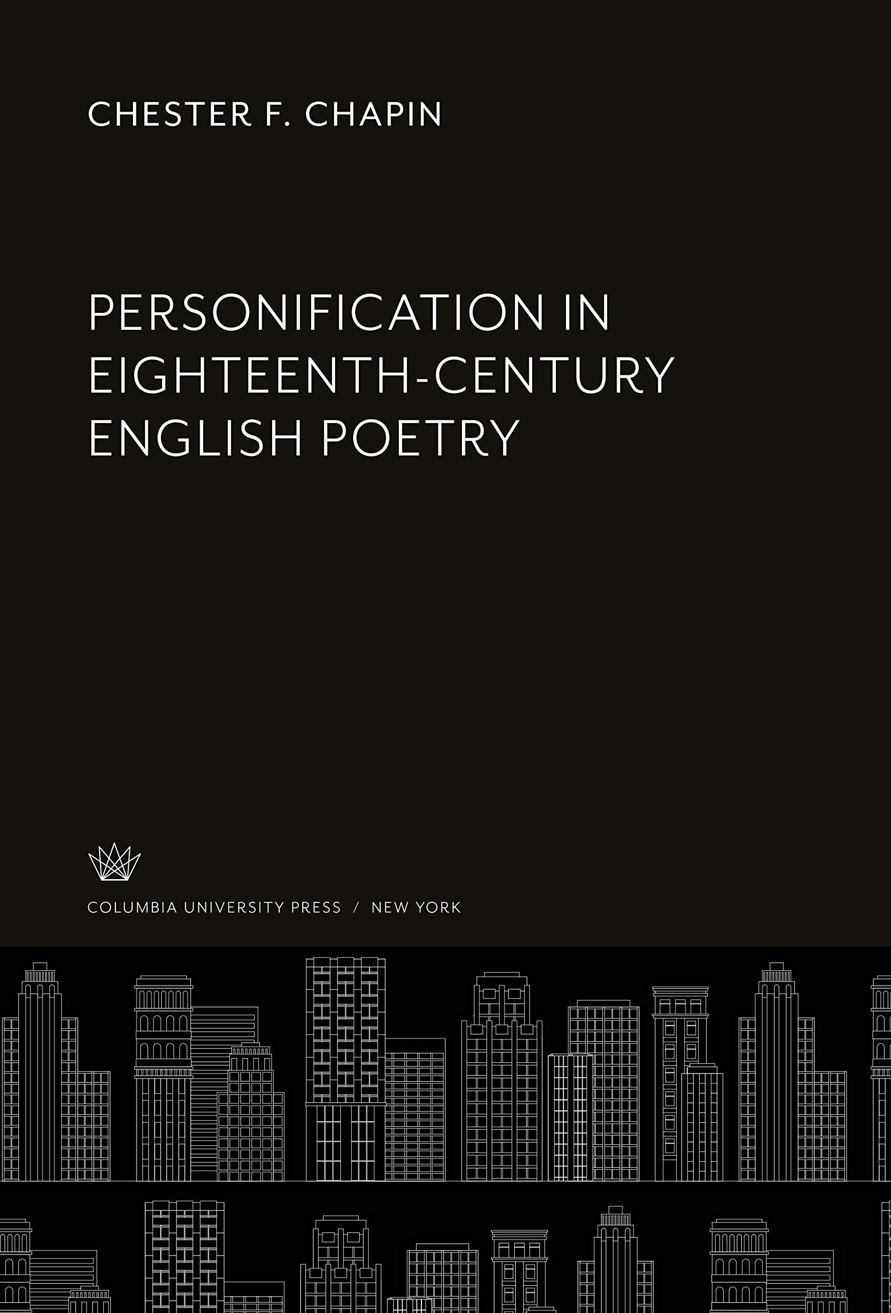 Personification in Eighteenth-Century English Poetry Books