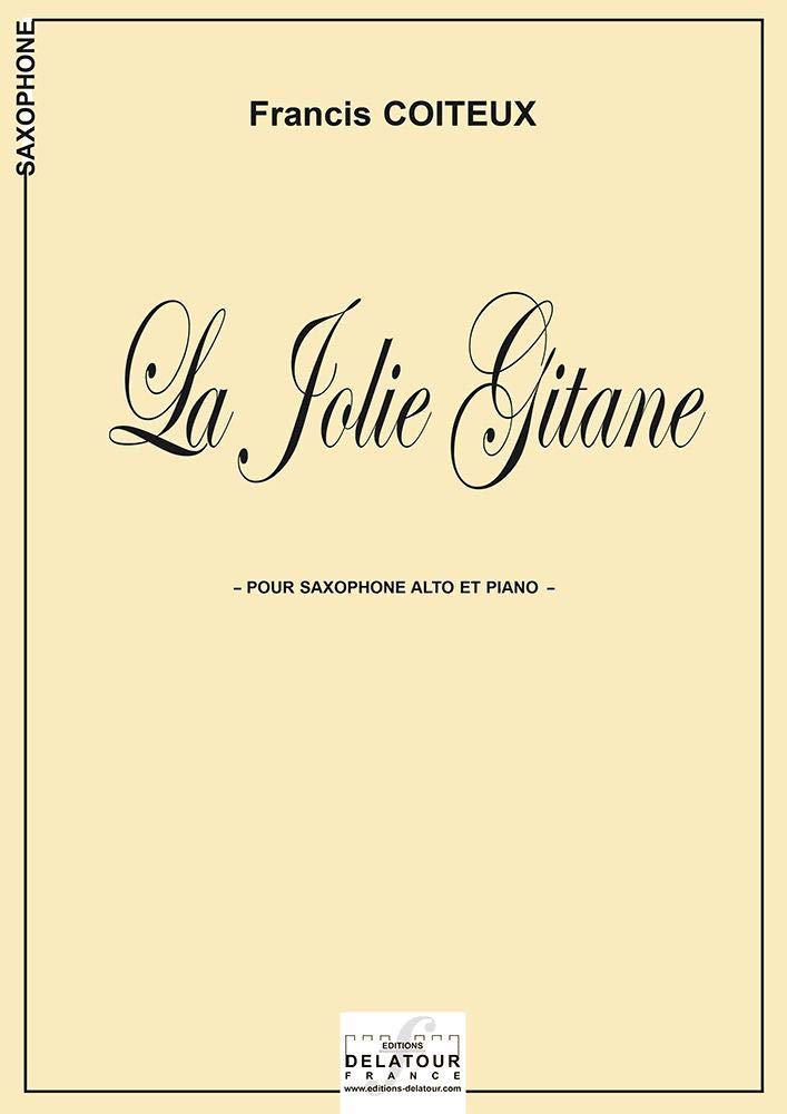 La jolie gitane pour saxophone alto et piano book
