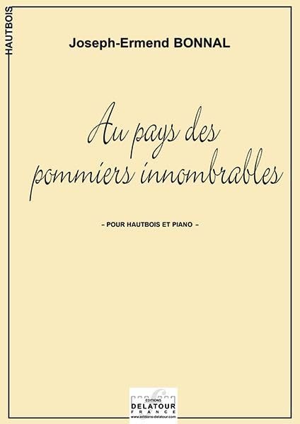 Au pays des pommiers innombrables pour hautbois et piano book