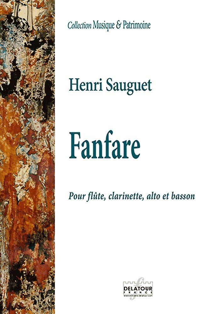 Fanfare pour flute, clarinette, alto et basson book