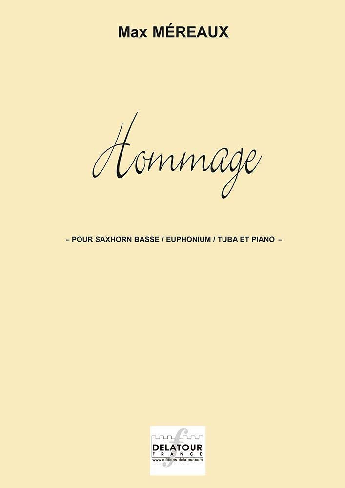 Hommage pour saxhorn basse ou euphonium ou tuba et piano book