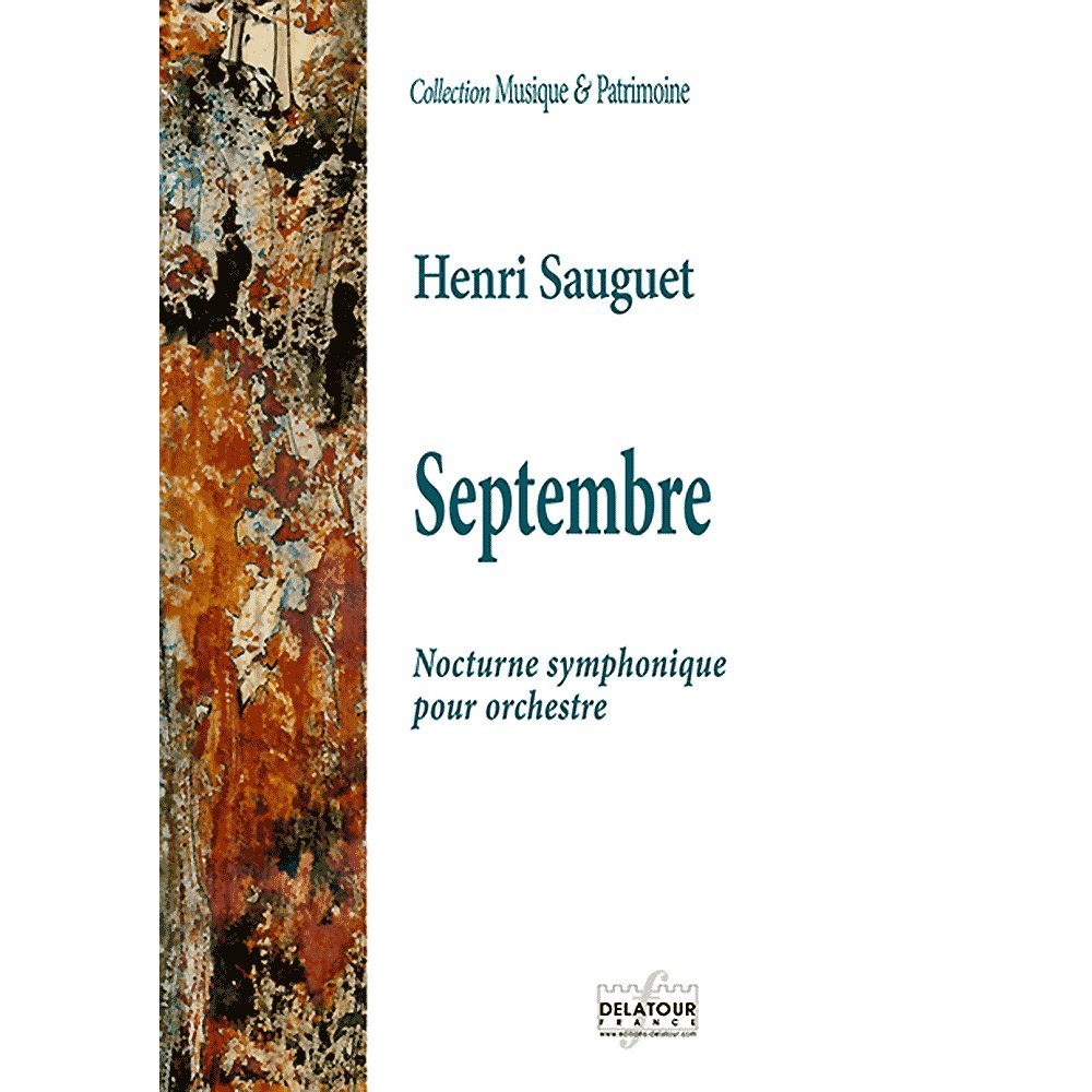 SEPTEMBRE - NOCTURNE SYMPHONIQUE (PARTIES SEPAREES) Arts & Music