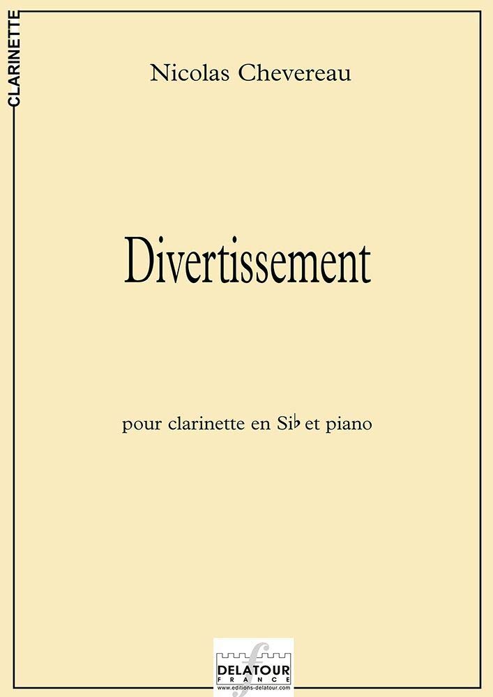 Divertissement pour clarinette et piano book