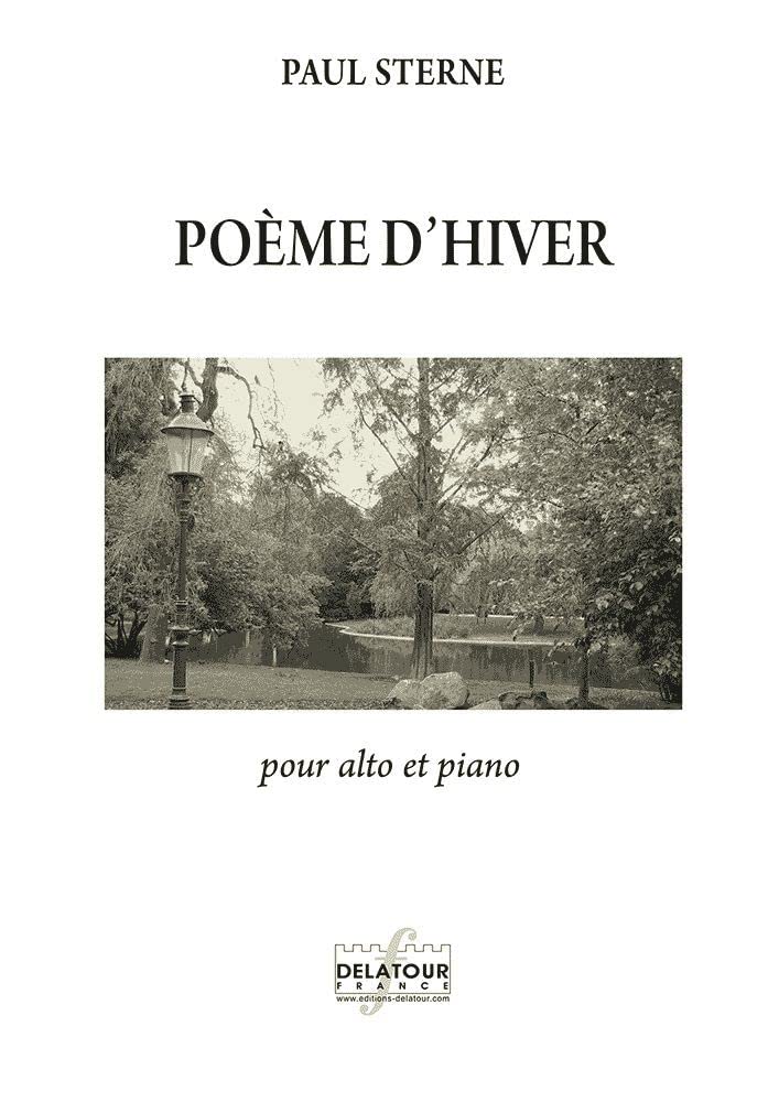 Poeme d'hiver pour alto et piano book