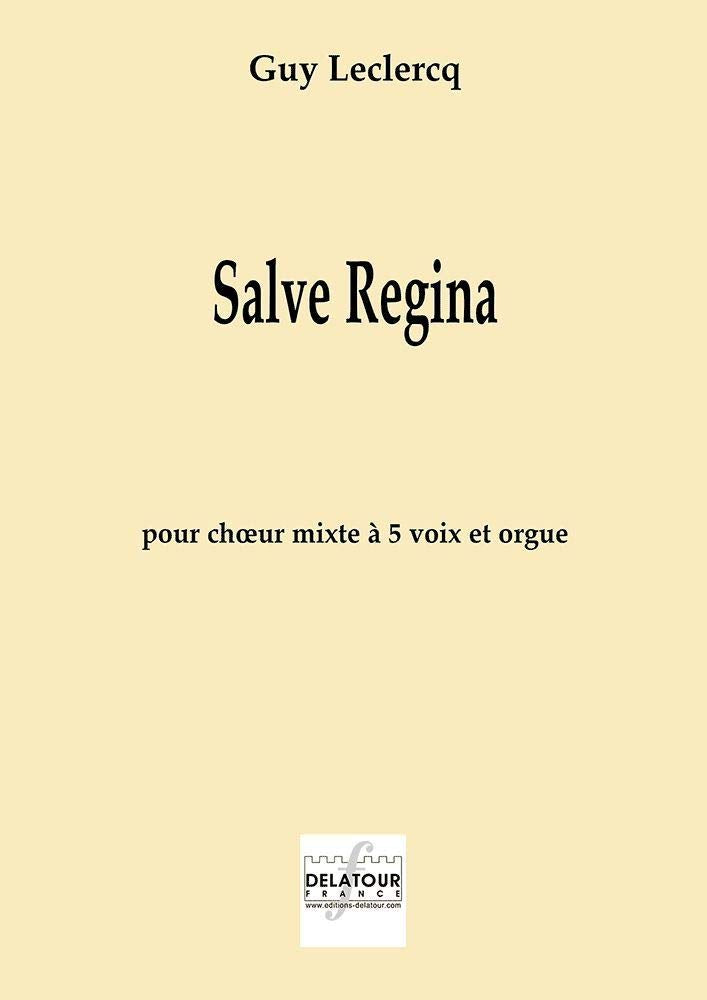 Salve regina pour choeur mixte smatb et orgue book