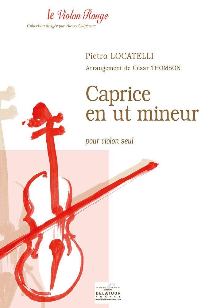 Caprice en ut mineur pour violon seul book