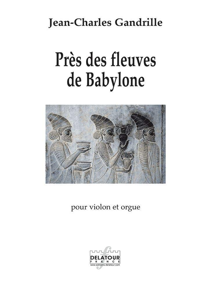 Pres des fleuves de babylone pour violon et orgue book